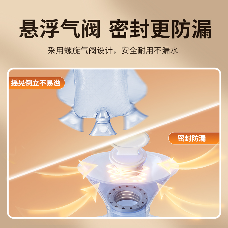 大嘴猴暖手袋注水热水袋可插手加厚防爆暖宝宝大号长条灌水暖水袋