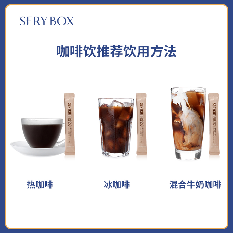 宋雨琦SERYBOX吸油咖啡液韩国藤黄果提取物生酮阻断燃0糖代谢咖啡 - 图2