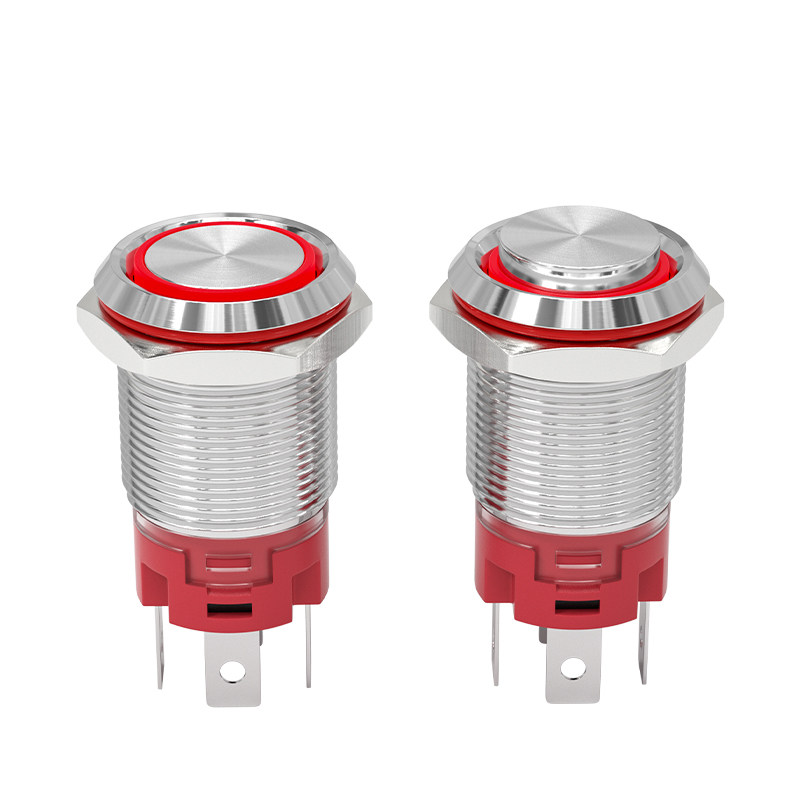 12/16/22mm大电流带灯金属按钮开关高头平头自复自锁电源启停按键,淘宝优惠券,粉丝福利购,淘宝优惠卷