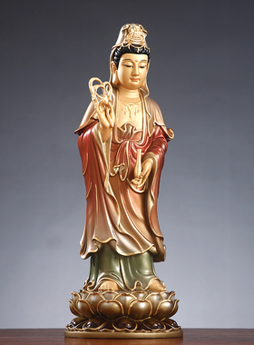 铜雕太古彩西方三圣站像家居摆件