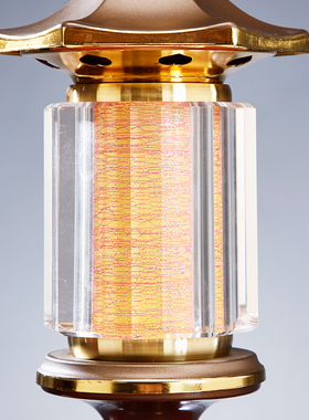 水晶供灯佛前供灯家用供财神灯长明灯观世音莲花灯供佛灯插电佛灯