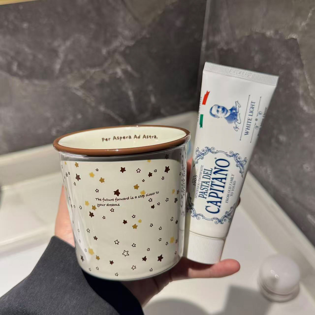 原创可爱星星高颜值漱口杯家用浴室刷牙杯陶瓷牙缸杯情侣洗漱杯子,淘宝优惠券,粉丝福利购,淘宝优惠卷