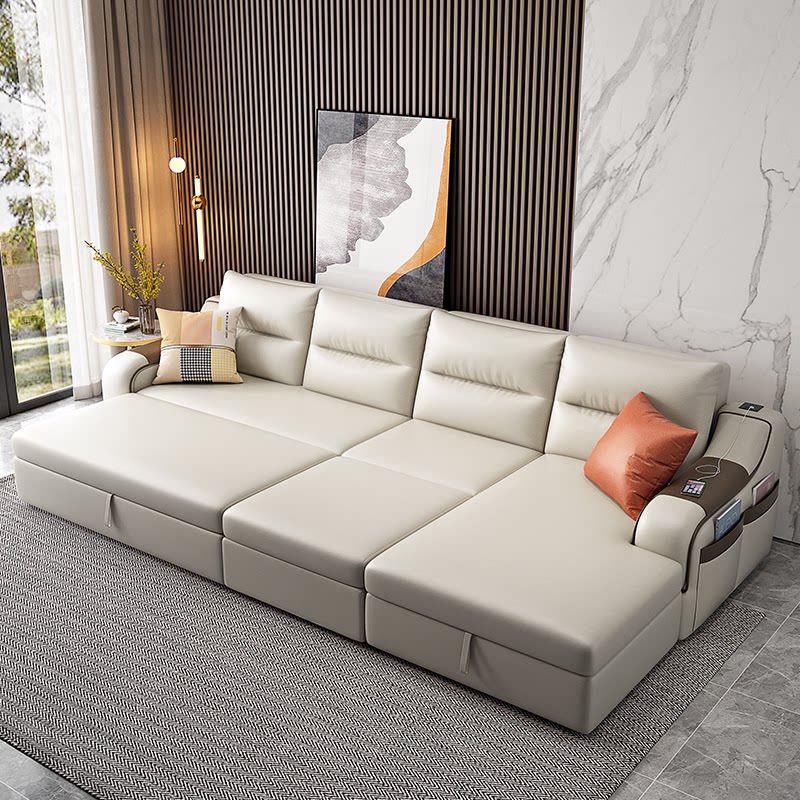 2022新款科技布小户型客厅沙发床 以梵沙发床