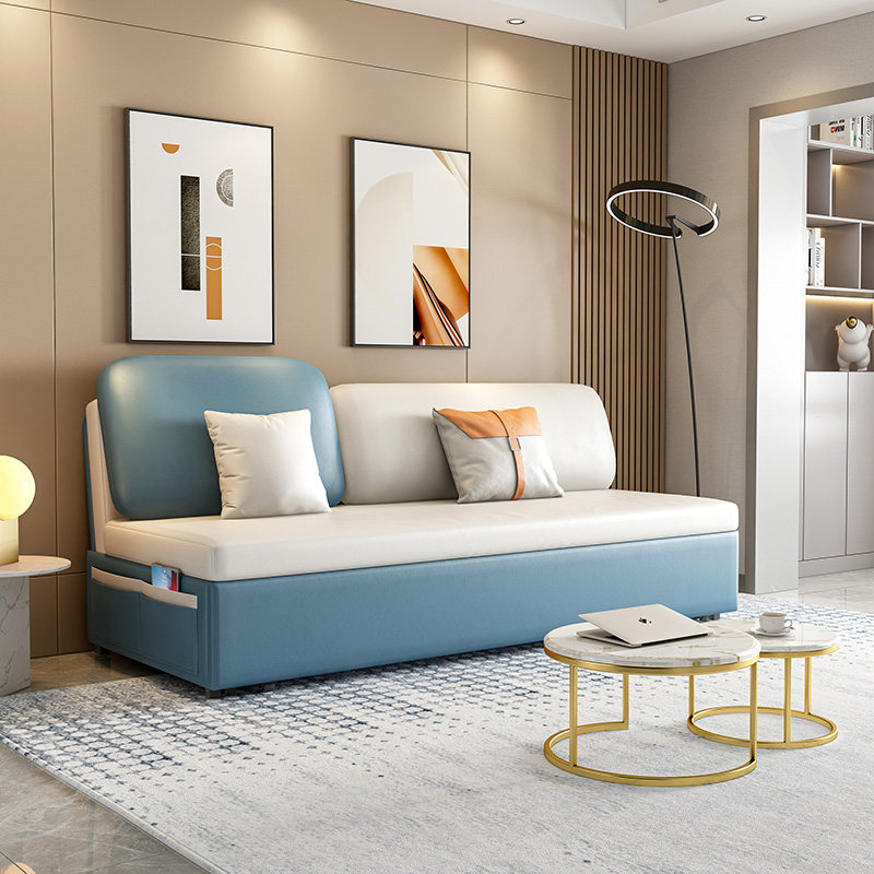 现代简约小户型客厅书房折叠沙发床 以梵沙发床