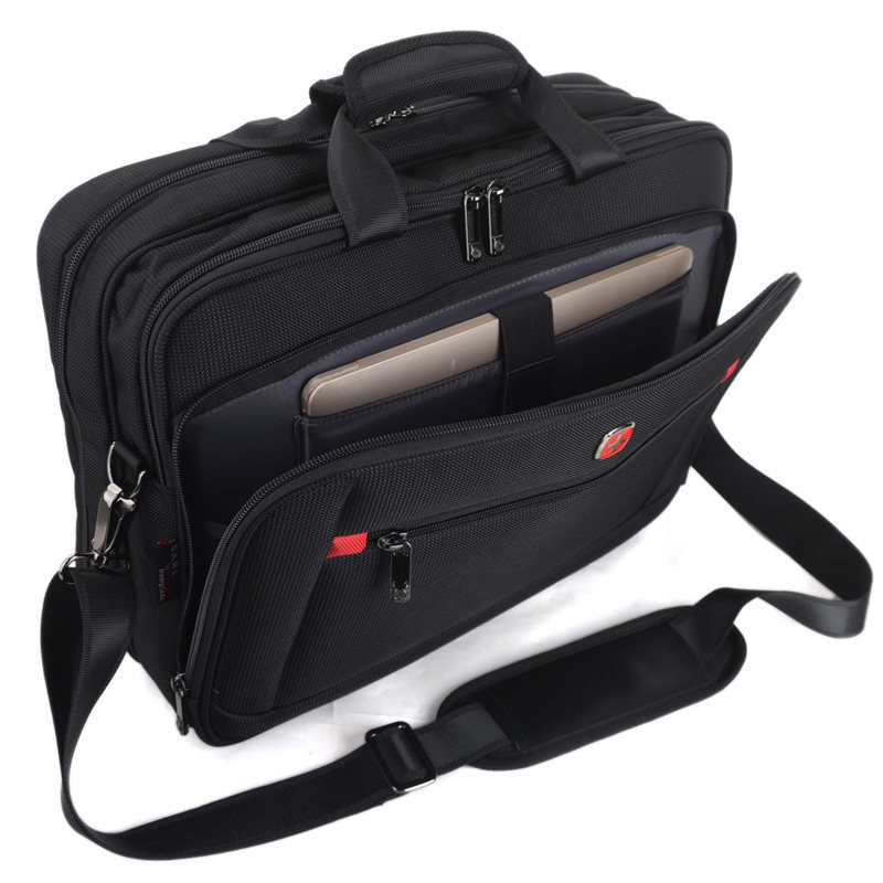 瑞士军刀男士手提包牛津布公文包 书丹箱包男士包袋