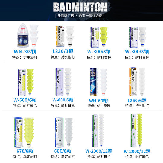 Прочная пробковая головка для бадминтона, нейлон, ветрозащитная.