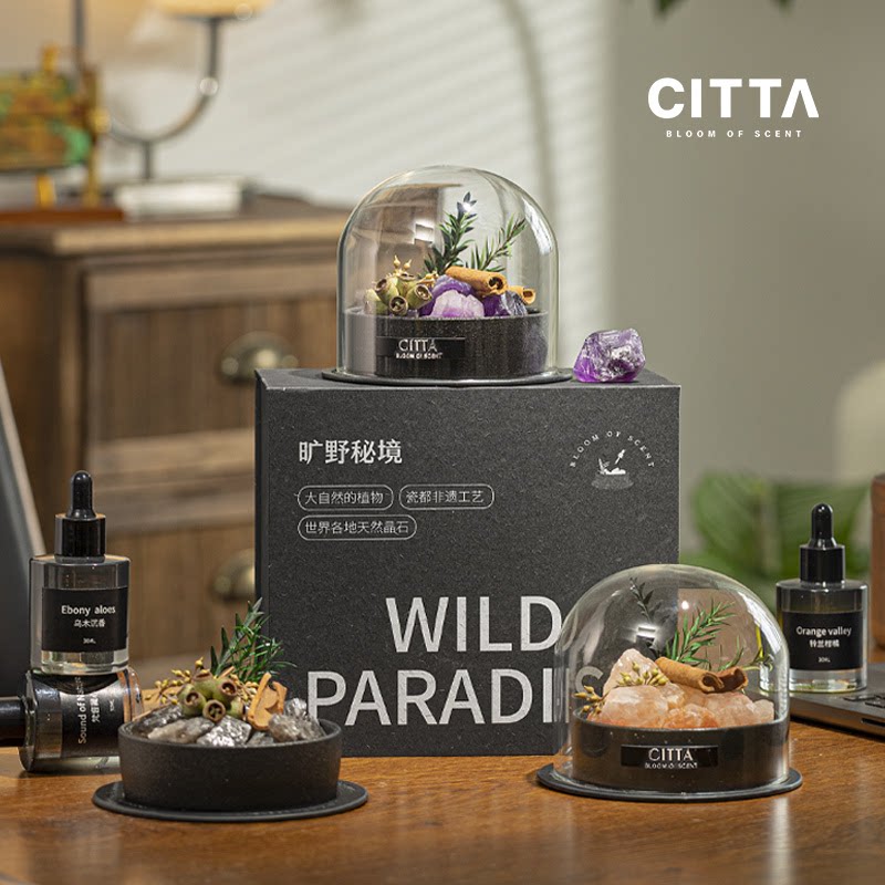 citta西苔香薰晶石扩香石礼盒香氛 岚庄香薰礼盒
