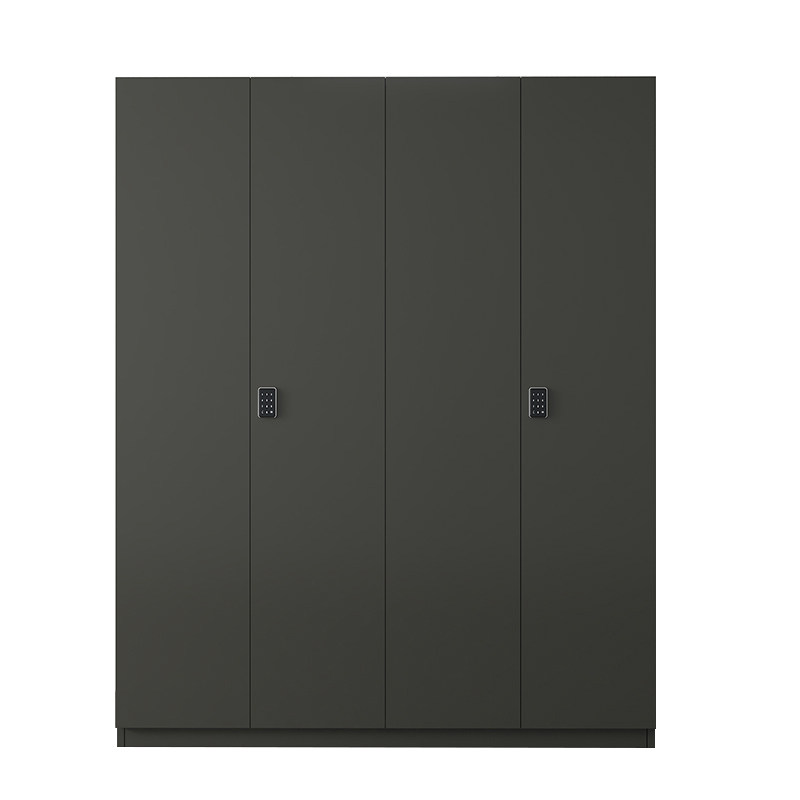 鞋柜收纳柜一体靠墙家用门口带密码锁外楼道电梯口实木门外走廊柜,淘宝优惠券,粉丝福利购,淘宝优惠卷