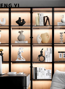 【办公室装饰大组合】展示柜摆件