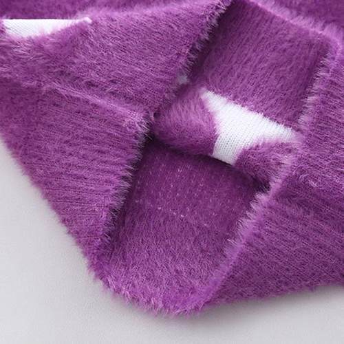 女孩毛衣圆领套头中大童婴儿宝宝水貂绒针织衫秋冬装2025新款洋气 - 图1