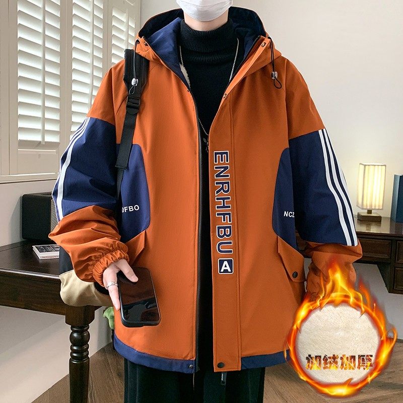 秋冬季加绒外套12岁男孩青少年学生13帅气加厚棉服15大童冬装夹克,淘宝优惠券,粉丝福利购,淘宝优惠卷