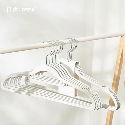 几仓无痕衣架家用挂衣撑防滑不起包防肩角晾衣服架衣柜超薄晾挂架 - 图3