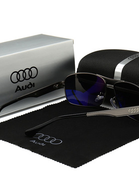 个性奥迪车标男士太阳镜太阳眼镜