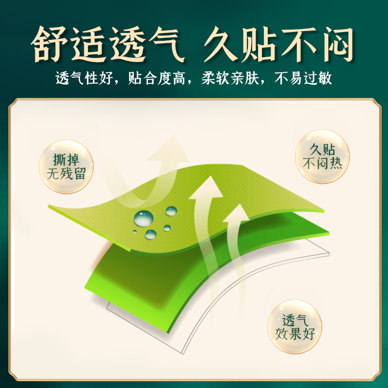 同仁堂艾草颈椎贴腰椎贴膝盖贴膏药贴发热艾草艾灸贴旗舰店正品