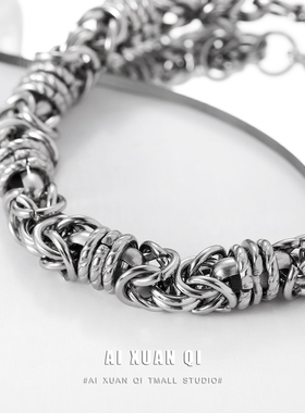 ins简单大方钛钢男生潮流手饰