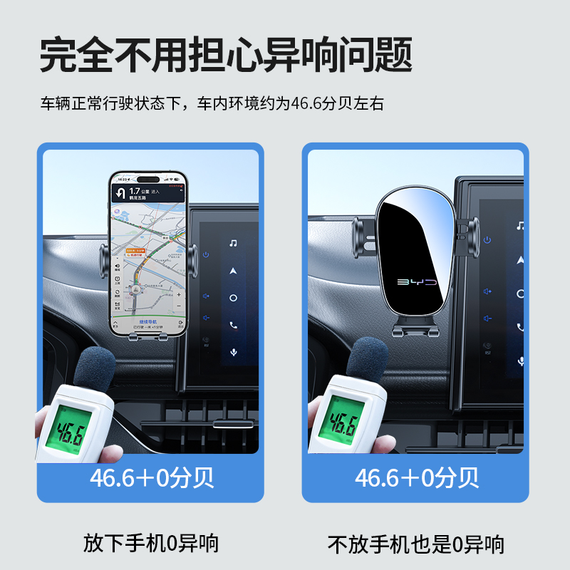 比亚迪秦plus dmi宋pro驱逐舰05宋max护卫舰07专用汽车载手机支架 - 图1