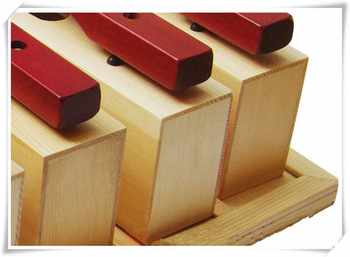 ຊັ້ນສູງ Orff Early Education Sound Block, Mahogany sound brick, 8-note xylophone, eight-note carillon percussion, mahogany xylophone attack