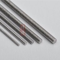 Diamond round filing knife lengthened 1mm small diameter reaming filing grinding tool alloy shgin file breakout knife