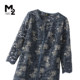 ພາກຮຽນ spring ແລະ summer ຕາຫນ່າງ retro lace lace ແຂນຍາວ chiffon cardigan