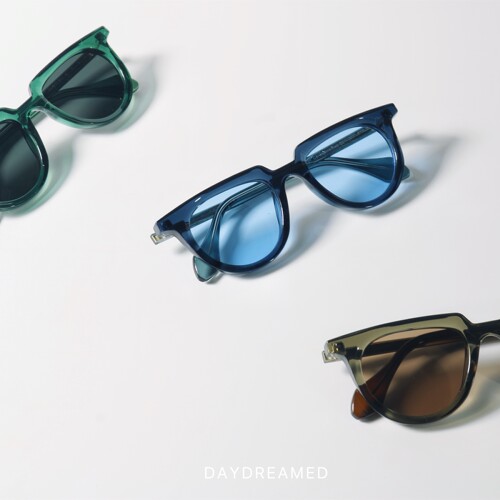 极简设计孔雀绿色墨镜UV400防紫外线辐射配近视TR90材质太阳眼镜 - 图2