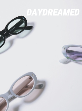 椭圆猫眼撞色UV400防紫外线墨镜