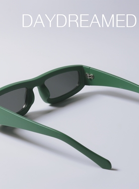 层次感马卡龙色UV400窄框潮墨镜