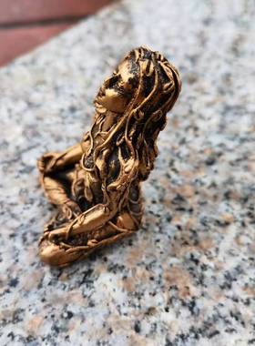 跨境新款 Gaia 迷你大地之母盖亚树脂工艺品摆件 家居装饰小摆件