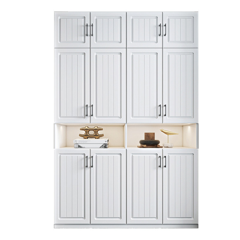 阳台收纳置物柜防晒靠墙储物柜大容量落地鞋柜杂物实木高柜子定制,淘宝优惠券,粉丝福利购,淘宝优惠卷