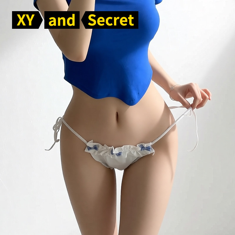 日系制服女佣少女系带三角裤双侧可解绑带性感棉内裤女短裤衩008,淘宝优惠券,粉丝福利购,淘宝优惠卷