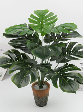 仿真花植物墙配材婚庆背景装饰叶子客厅家居装饰落地摆件仿真