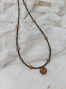 弥亦「小鸭在游水」原创手工极细复古项链手链小众饰品