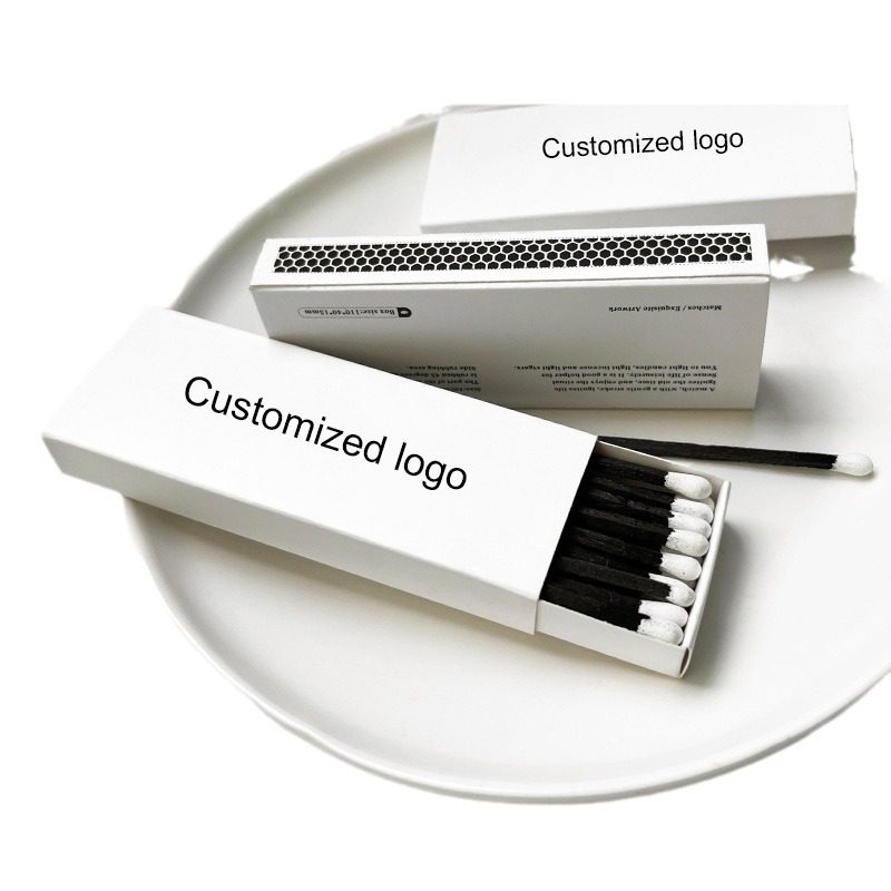 跨境现货库存火柴出口品质原创黑杆白头白盒蜡烛长火柴盒装,淘宝优惠券,粉丝福利购,淘宝优惠卷