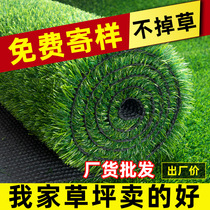 Artificial Lawn Emulation Ground Mat Plastic Fake Green Plant Nursery Artificial Turf Outdoor Green Walled Off Decorative Rug