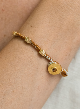 部落图腾编织蜡绳手链