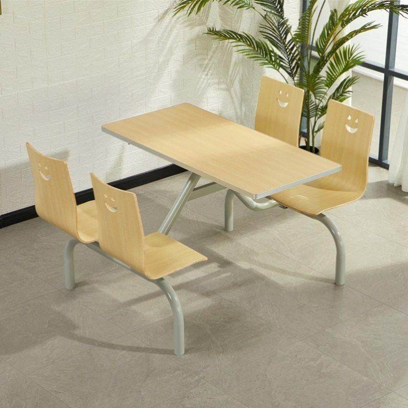 食堂餐桌椅员工饭堂不锈钢连体支架4人8人小吃店快餐桌简单经济型,淘宝优惠券,粉丝福利购,淘宝优惠卷