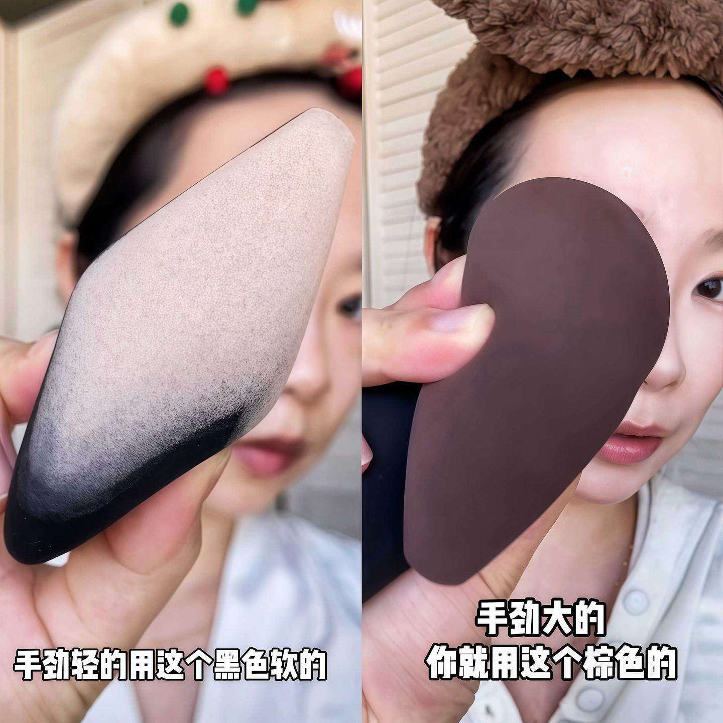 化妆师人手一个！切面美妆蛋粉扑腮红高光修容专用定妆便携美妆蛋,淘宝优惠券,粉丝福利购,淘宝优惠卷