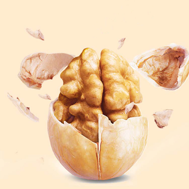百粒哆嘴强大脑2021新货阿克苏核桃 百粒哆纸皮/薄皮核桃