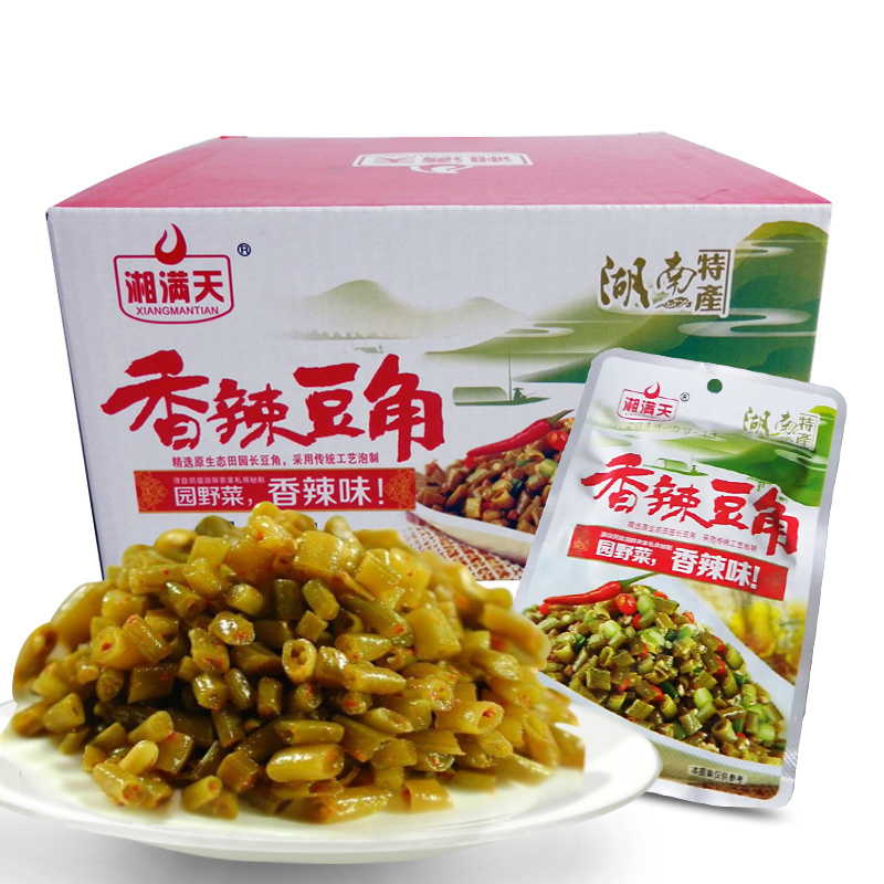 香辣豆角干酸豆角28g*20包酱酸菜泡菜下饭菜开袋即食小零食-图2