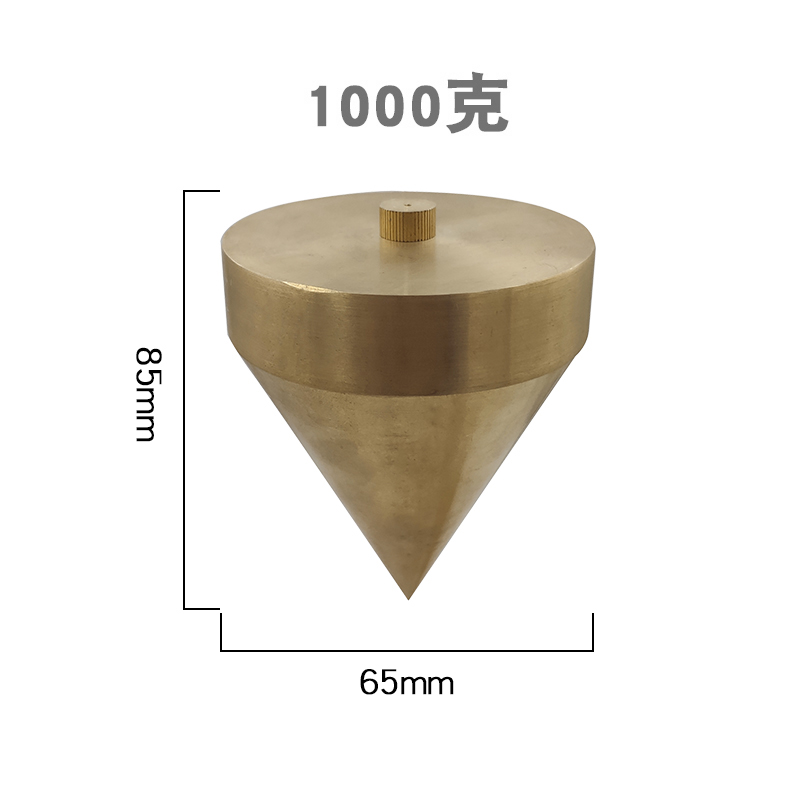 吊线垂木工实用稳定线坠陀垂直圆柱型高精度线锤工地铜线坠防摆动-图3