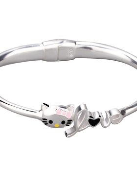 情人节生日礼物纯银手镯送女友