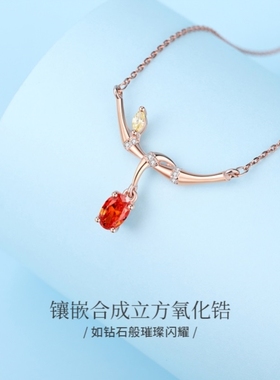 纯银ins冷淡风小众设计感项链