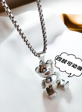 嘻哈风毛衣链长款男士挂件吊坠