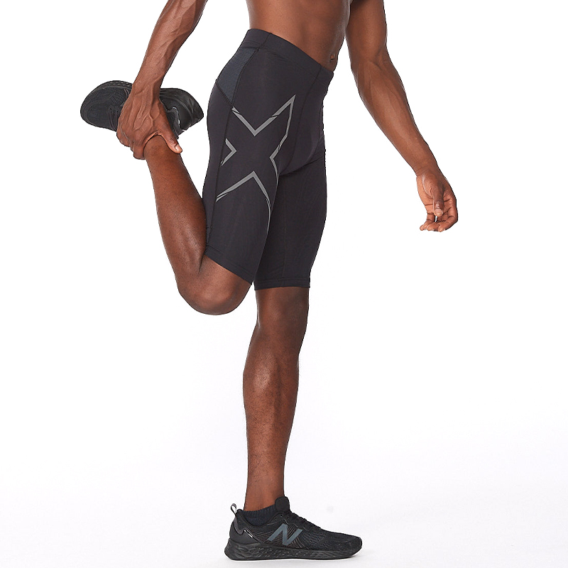 2XU Light Speed系列男士户外健身高强度MCS马拉松跑步压缩短裤