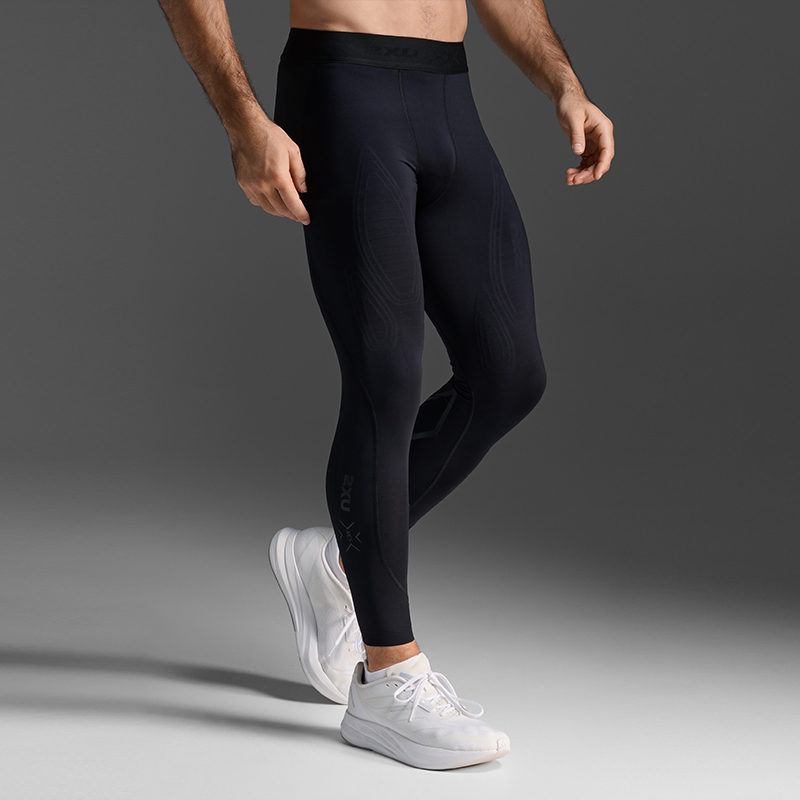 2XU Force系列压缩长裤男速干紧身裤户外跑步运动裤健身高压缩MCS
