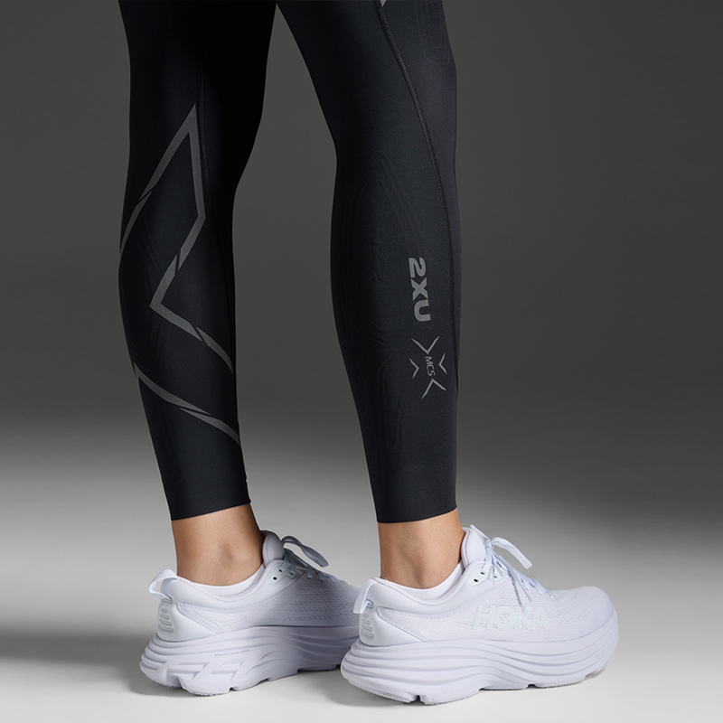 2XU Light Speed系列高强度压缩女中腰运动健身跑步长裤