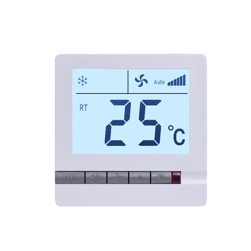 中央空调面板控制器水机温控器风机盘管液晶三速开关控制面板
