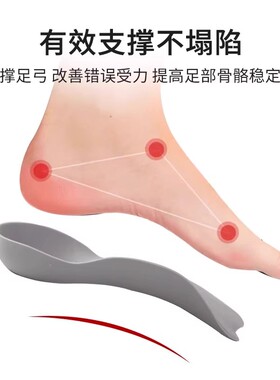日本支撑腿形矫正鞋垫直腿神器