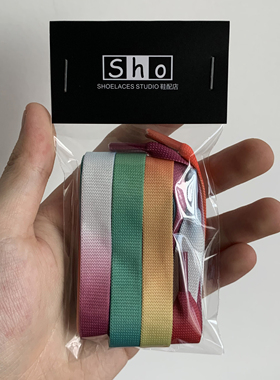 麦昆MCQ适用新款双层宽扁鞋带原