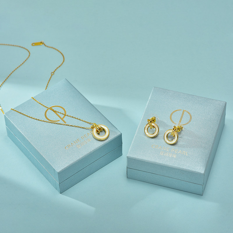 蔻润珍珠圆梦贝壳吊坠几何ins耳钉 蔻润珠宝项坠/吊坠