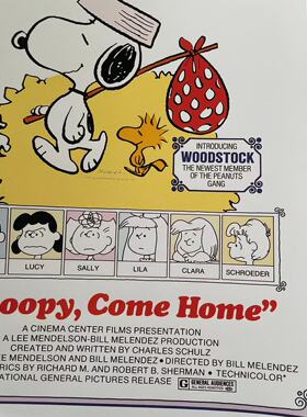 snoopy电影海报家居挂画
